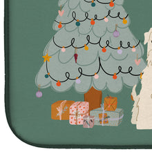 Load image into Gallery viewer, Soft Coated Wheaten Terrier Christmas Everyone Dish Drying Mat – Absorbent, Artistic Kitchen Essentials CK7624DDM