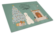 Load image into Gallery viewer, Soft Coated Wheaten Terrier Christmas Everyone Glass Cutting Boards – Durable, Decorative Kitchen Art Large CK7624LCB