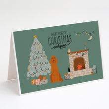 Load image into Gallery viewer, Irish Setter Christmas Everyone Greeting Cards -  Blank Note Cards – 8-Pack of Artist-Designed Cards with Envelopes