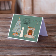 Load image into Gallery viewer, Irish Wolfhound Christmas Everyone Greeting Cards -  Blank Note Cards – 8-Pack of Artist-Designed Cards with Envelopes