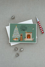Load image into Gallery viewer, German Shepherd Christmas Everyone Greeting Cards -  Blank Note Cards – 8-Pack of Artist-Designed Cards with Envelopes