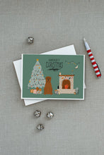 Load image into Gallery viewer, Dogue de Bourdeaux Christmas Everyone Greeting Cards -  Blank Note Cards – 8-Pack of Artist-Designed Cards with Envelopes