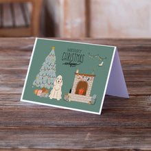 Load image into Gallery viewer, Buff Cocker Spaniel Christmas Everyone Greeting Cards -  Blank Note Cards – 8-Pack of Artist-Designed Cards with Envelopes