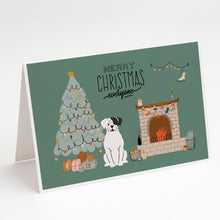 Load image into Gallery viewer, White Boxer Christmas Everyone Greeting Cards -  Blank Note Cards – 8-Pack of Artist-Designed Cards with Envelopes