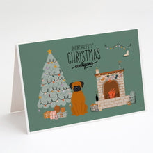 Load image into Gallery viewer, Fawn Boxer Christmas Everyone Greeting Cards -  Blank Note Cards – 8-Pack of Artist-Designed Cards with Envelopes