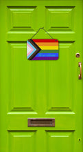 Load image into Gallery viewer, Gay Pride Progress Pride All are Welcome Wall or Door Hanging Prints