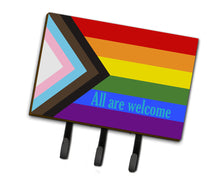 Load image into Gallery viewer, Gay Pride Progress Pride All are Welcome Leash or Key Holder