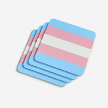 Load image into Gallery viewer, Transgender Pride Foam Coaster