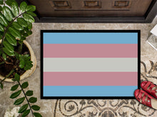 Load image into Gallery viewer, Transgender Pride Doormat - 24x36 Decorative Floor Mat – Indoor/Outdoor Rug with Artistic Flair