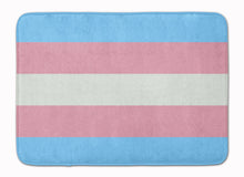Load image into Gallery viewer, Transgender Pride Machine Washable Memory Foam Mat