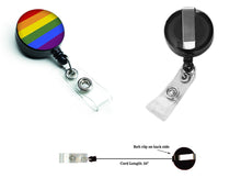 Load image into Gallery viewer, Gay Pride Retractable Badge Reel