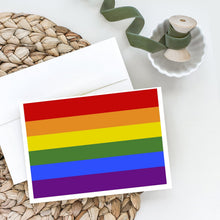Load image into Gallery viewer, Gay Pride Greeting Cards -  Blank Note Cards – 8-Pack of Artist-Designed Cards with Envelopes