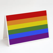 Load image into Gallery viewer, Gay Pride Greeting Cards -  Blank Note Cards – 8-Pack of Artist-Designed Cards with Envelopes