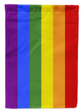 Load image into Gallery viewer, Gay Pride Garden Flag – LGBTQ+ Inclusive Outdoor Yard Decor