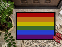 Load image into Gallery viewer, Gay Pride Doormat - 24x36 Decorative Floor Mat – Indoor/Outdoor Rug with Artistic Flair