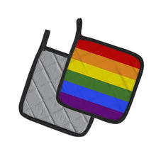 Load image into Gallery viewer, Gay Pride Pot Holders - Set of 2 - Heat-Resistant Kitchen Essentials