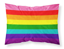 Load image into Gallery viewer, Gay Pride before 1978 Fabric Standard Pillowcase – Artistic Decorative Front, White Back