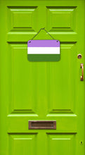 Load image into Gallery viewer, Genderqueer Pride Wall or Door Hanging Prints