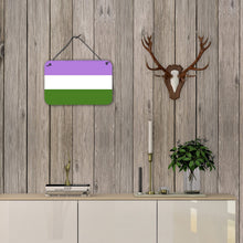Load image into Gallery viewer, Genderqueer Pride Wall or Door Hanging Prints