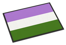 Load image into Gallery viewer, Genderqueer Pride Doormat - 18x27 Decorative Floor Mat – Indoor/Outdoor Rug with Artistic Flair