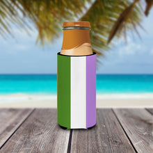 Load image into Gallery viewer, Genderqueer Pride  Hugger for slim cans