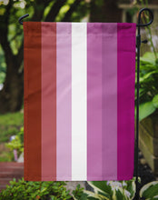 Load image into Gallery viewer, Lesbian Pride Garden Flag – LGBTQ+ Inclusive Outdoor Yard Decor