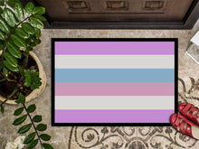 Load image into Gallery viewer, Bigender Pride Doormat - 24x36 Decorative Floor Mat – Indoor/Outdoor Rug with Artistic Flair