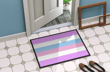 Load image into Gallery viewer, Bigender Pride Doormat - 18x27 Decorative Floor Mat – Indoor/Outdoor Rug with Artistic Flair