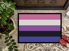 Load image into Gallery viewer, Genderfluid Pride Doormat - 24x36 Decorative Floor Mat – Indoor/Outdoor Rug with Artistic Flair