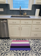 Load image into Gallery viewer, Genderfluid Pride Machine Washable Memory Foam Mat