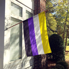 Load image into Gallery viewer, Nonbinary Pride Flag Canvas House Size