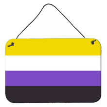 Load image into Gallery viewer, Nonbinary Pride Wall or Door Hanging Prints