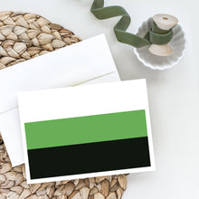 Load image into Gallery viewer, Neutrois Pride Greeting Cards -  Blank Note Cards – 8-Pack of Artist-Designed Cards with Envelopes