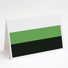 Load image into Gallery viewer, Neutrois Pride Greeting Cards -  Blank Note Cards – 8-Pack of Artist-Designed Cards with Envelopes