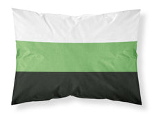 Load image into Gallery viewer, Neutrois Pride Fabric Standard Pillowcase – Artistic Decorative Front, White Back