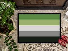 Load image into Gallery viewer, Aronmantic Pride Doormat - 18x27 Decorative Floor Mat – Indoor/Outdoor Rug with Artistic Flair
