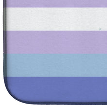 Load image into Gallery viewer, Bigender Pride Dish Drying Mat – Absorbent, Artistic Kitchen Essentials