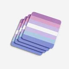 Load image into Gallery viewer, Bigender Pride Foam Coaster