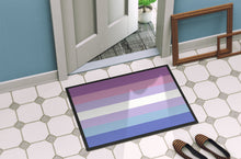 Load image into Gallery viewer, Bigender Pride Doormat - 24x36 Decorative Floor Mat – Indoor/Outdoor Rug with Artistic Flair