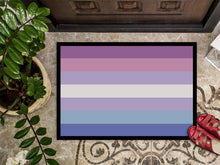 Load image into Gallery viewer, Bigender Pride Doormat - 18x27 Decorative Floor Mat – Indoor/Outdoor Rug with Artistic Flair