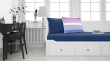 Load image into Gallery viewer, Bigender Pride Fabric Standard Pillowcase – Artistic Decorative Front, White Back