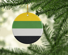 Load image into Gallery viewer, Skiliosexual Pride Ceramic Ornament