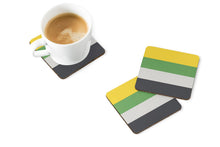 Load image into Gallery viewer, Skiliosexual Pride Foam Coaster