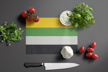 Load image into Gallery viewer, Skiliosexual Pride Glass Cutting Boards – Durable, Decorative Kitchen Art Large