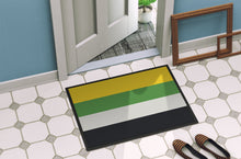 Load image into Gallery viewer, Skiliosexual Pride Doormat - 18x27 Decorative Floor Mat – Indoor/Outdoor Rug with Artistic Flair