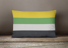 Load image into Gallery viewer, Skiliosexual Pride Canvas Fabric Decorative Pillow
