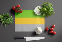 Load image into Gallery viewer, Lithromantic Pride Glass Cutting Boards – Durable, Decorative Kitchen Art Large