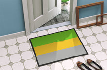 Load image into Gallery viewer, Lithromantic Pride Doormat - 18x27 Decorative Floor Mat – Indoor/Outdoor Rug with Artistic Flair