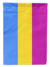 Load image into Gallery viewer, Pansexual Pride Garden Flag – LGBTQ+ Inclusive Outdoor Yard Decor