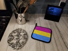Load image into Gallery viewer, Pansexual Pride Pot Holders - Set of 2 - Heat-Resistant Kitchen Essentials